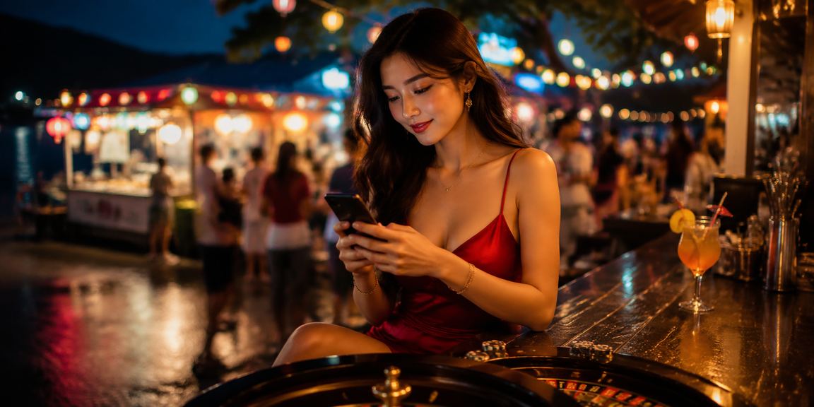 Không khí vui tươi chơi xổ số tại chợ đêm Côn Đảo